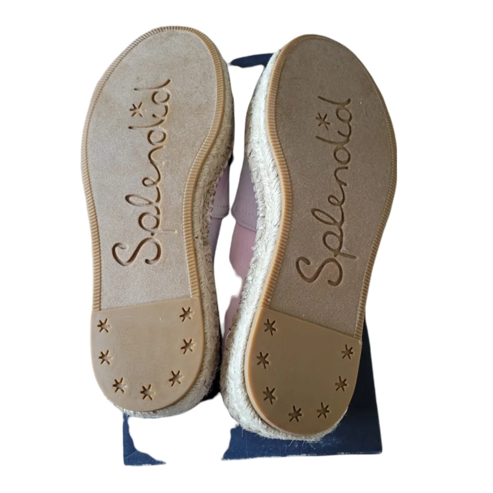 Splendid Laney Pastel Cotton Candy‎ Tie-Dye Platform Espadrilles Shoes 8